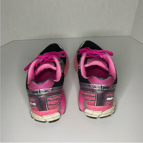 Brooks Adrenaline GTS 15 Grey Pink Athletic Running Shoes Size 9.5 - Picture 8 of 16